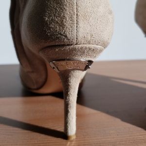 Louis Vuitton Suede Diana Knee-High Boots Beige